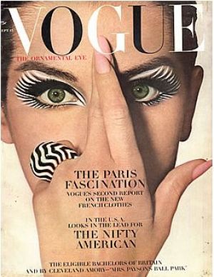 Vintage Vogue magazine covers - wah4mi0ae4yauslife.com - Vintage Vogue September 1964 - Veronica Hammel.jpg
